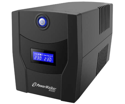 UPS (zasilacz awaryjny) Power Walker LINE-INTERACTIVE (1000VA/600W, 2x FR, LCD, AVR)